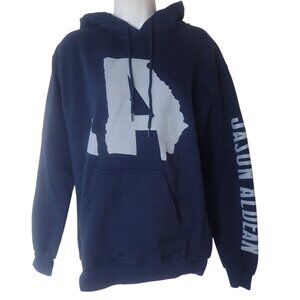 Jason Aldean‎ Rock N' Roll Cowboy Tour logo hoodie JA Georgia logo Adult Small